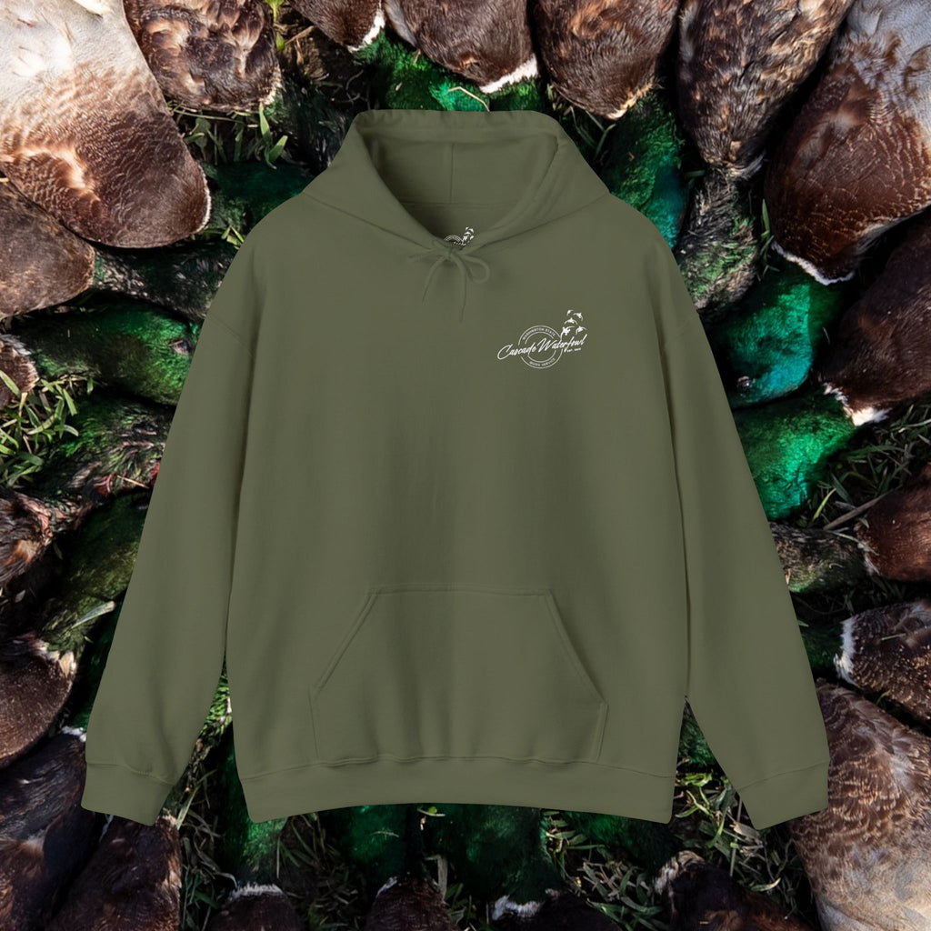 Mallard Pinwheel Hoodie / Cascade Waterfowl